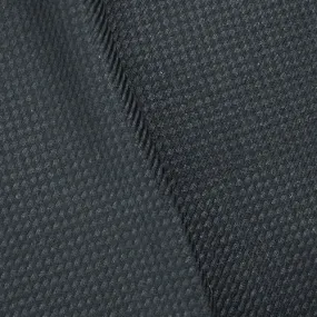 2 YD PC-Black/Deep Gray Wool Blend Woven Twill Suiting Fabric