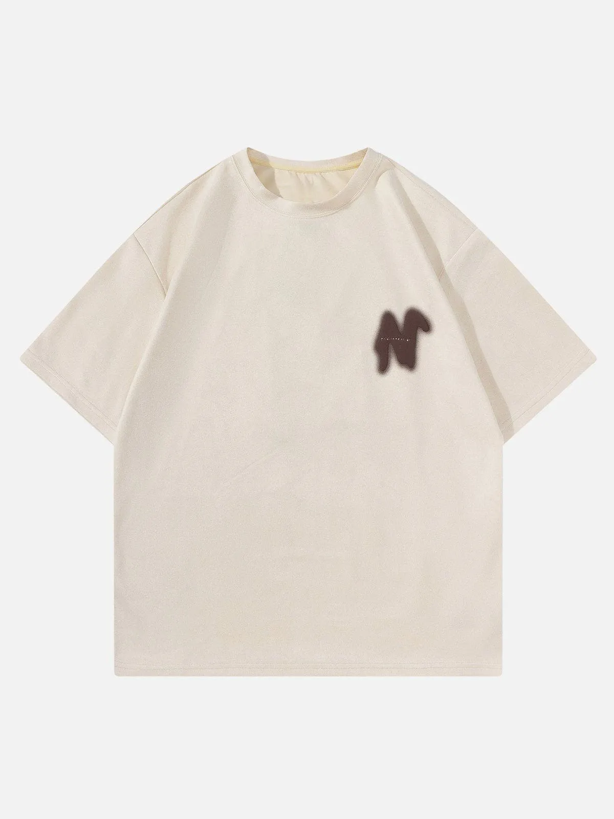 AlanBalen® - Blurry Letter Graphic Tee