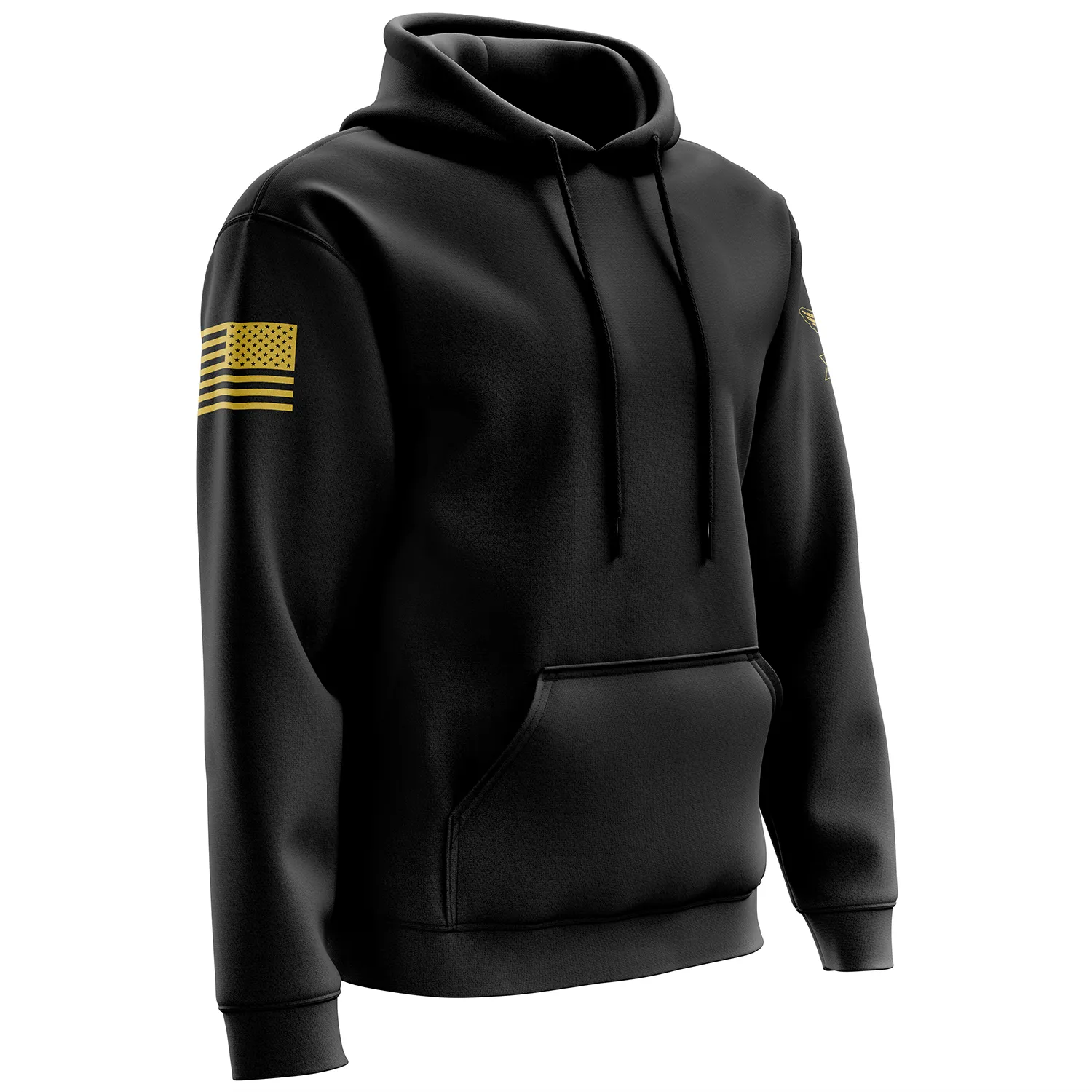 Basic - Black   Gold Hoodie