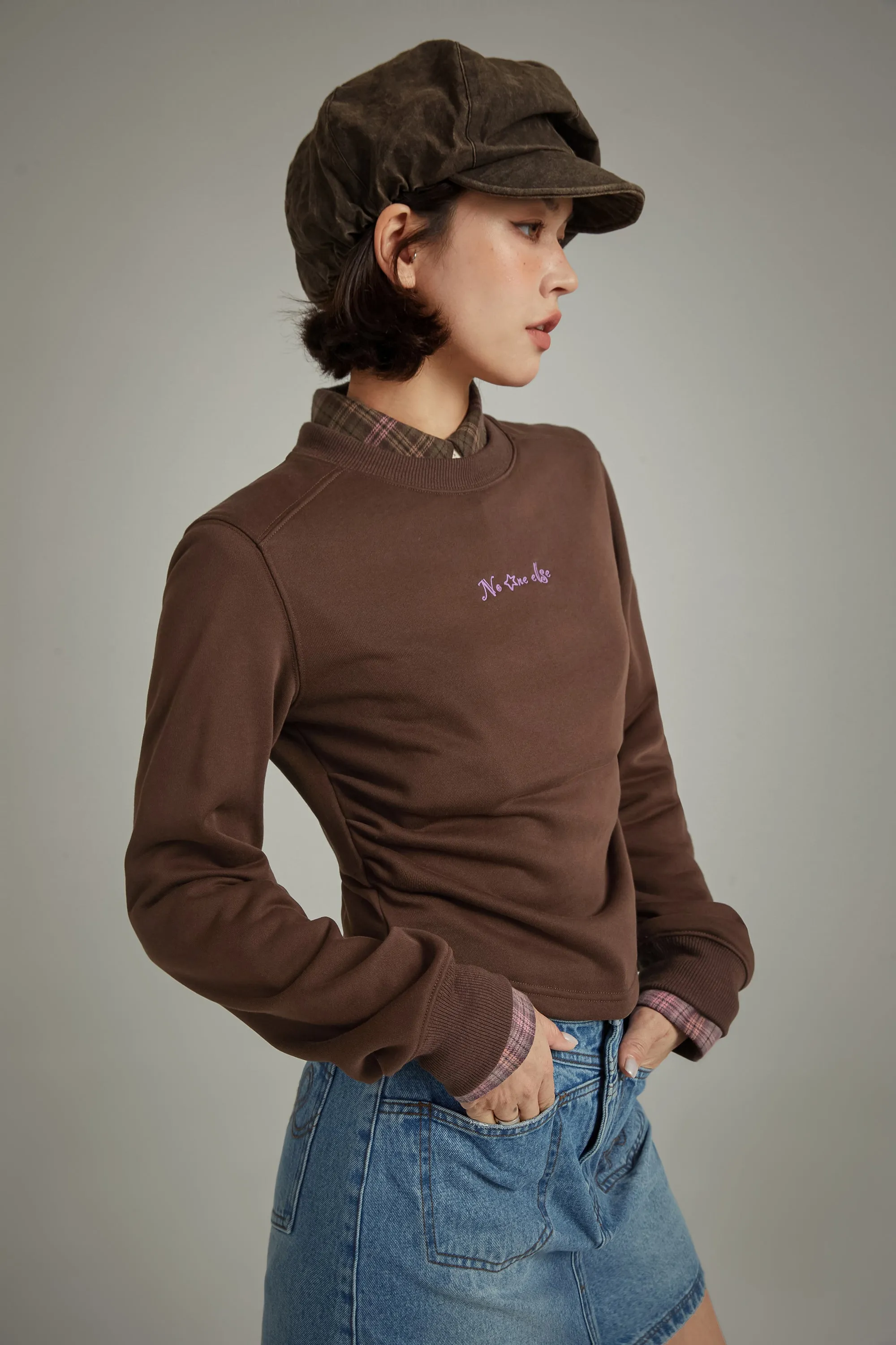 Basic Logo Slim Sweatshirt