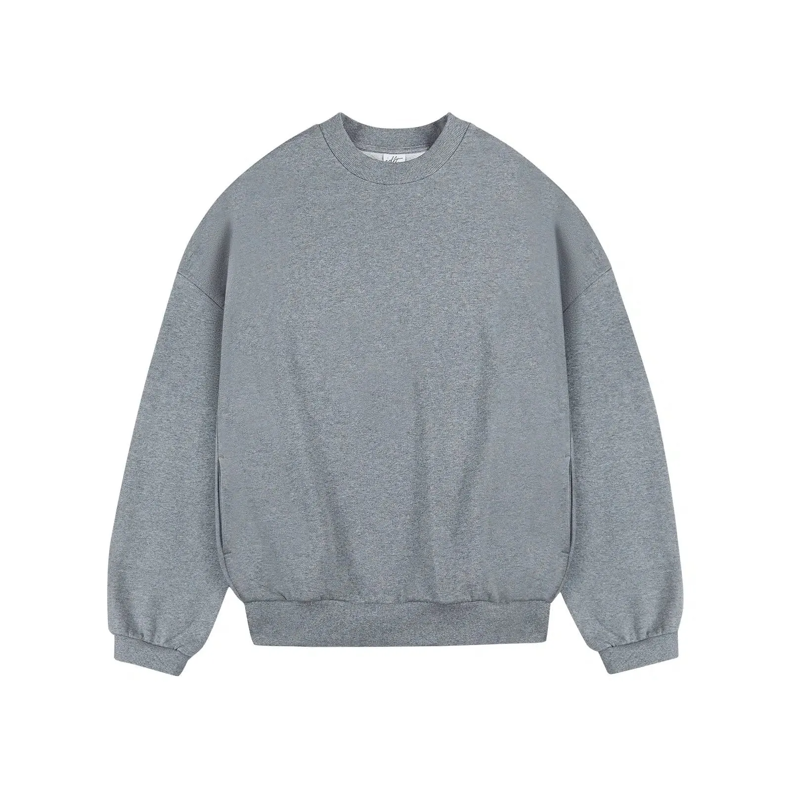 Basic Washed Drop Shoulder Sweatshirt