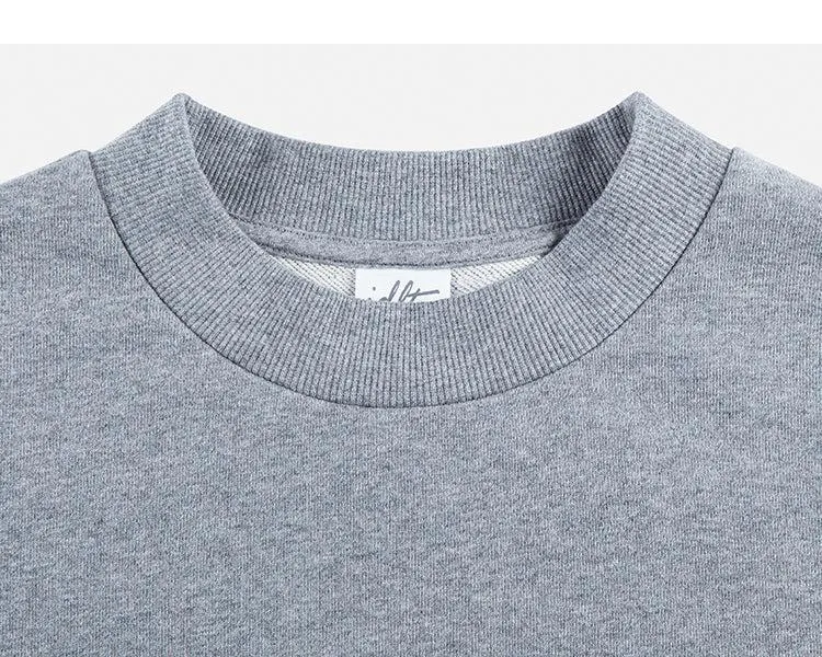 Basic Washed Drop Shoulder Sweatshirt