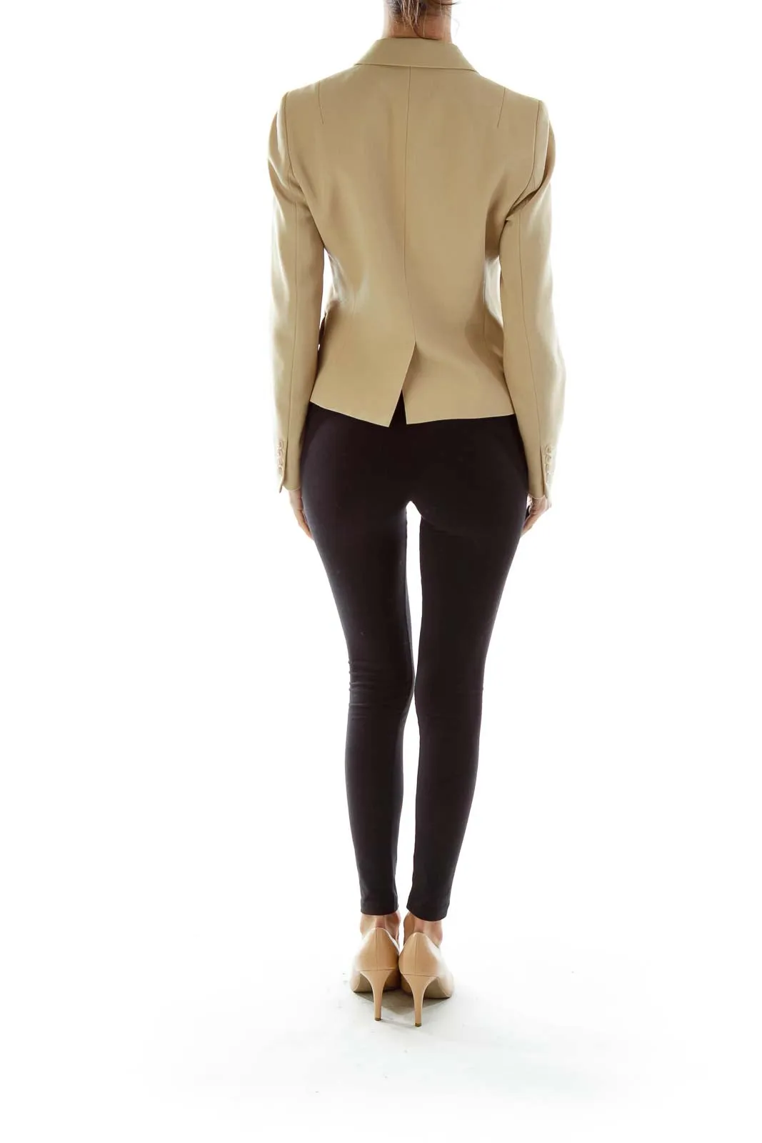 Beige Wool Blazer