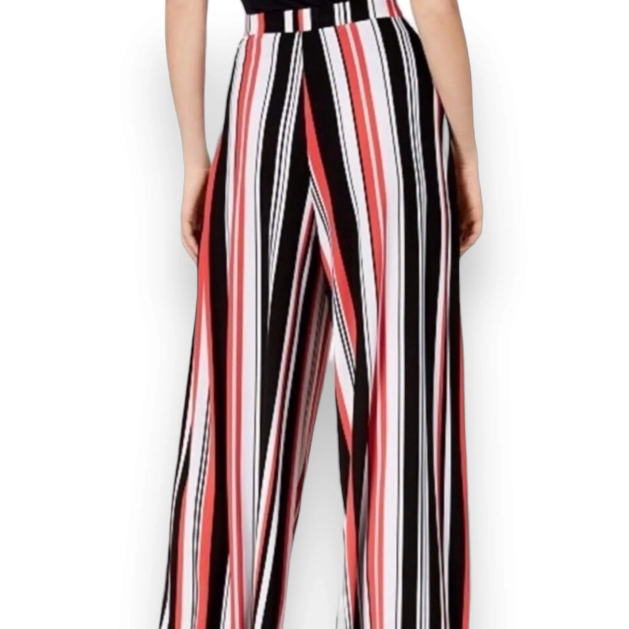 Bold Striped Wide Leg Pants