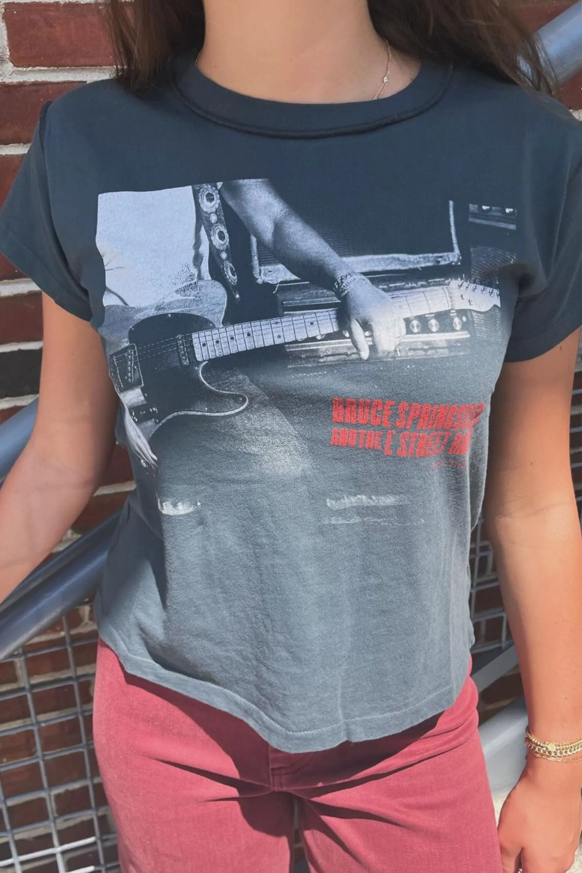 Bruce Springsteen Photo Gf Tee