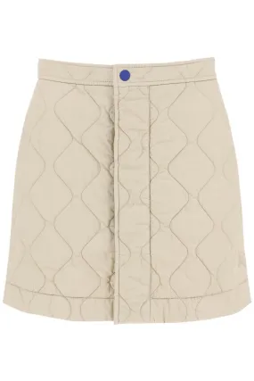 Burberry Quilted Mini Skirt