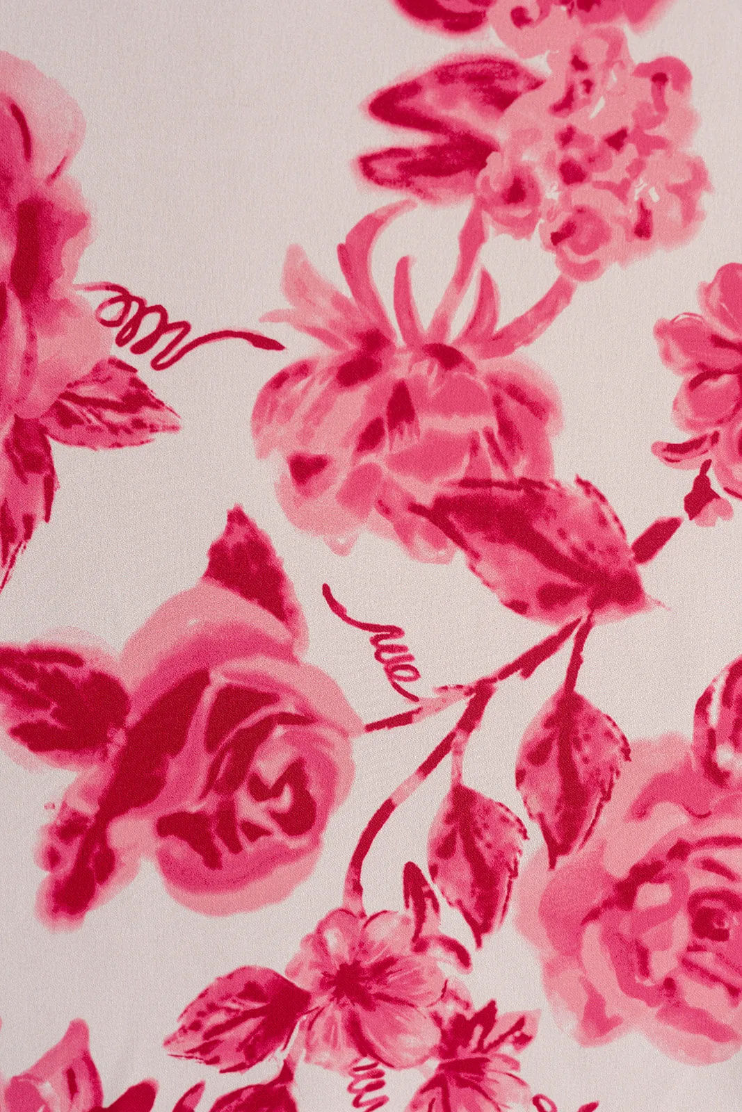 Chiffon Floral Print Fabric By Yard | Made To Order