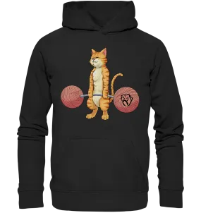 Deadlifting Ginger Cat Hoodie (EU)