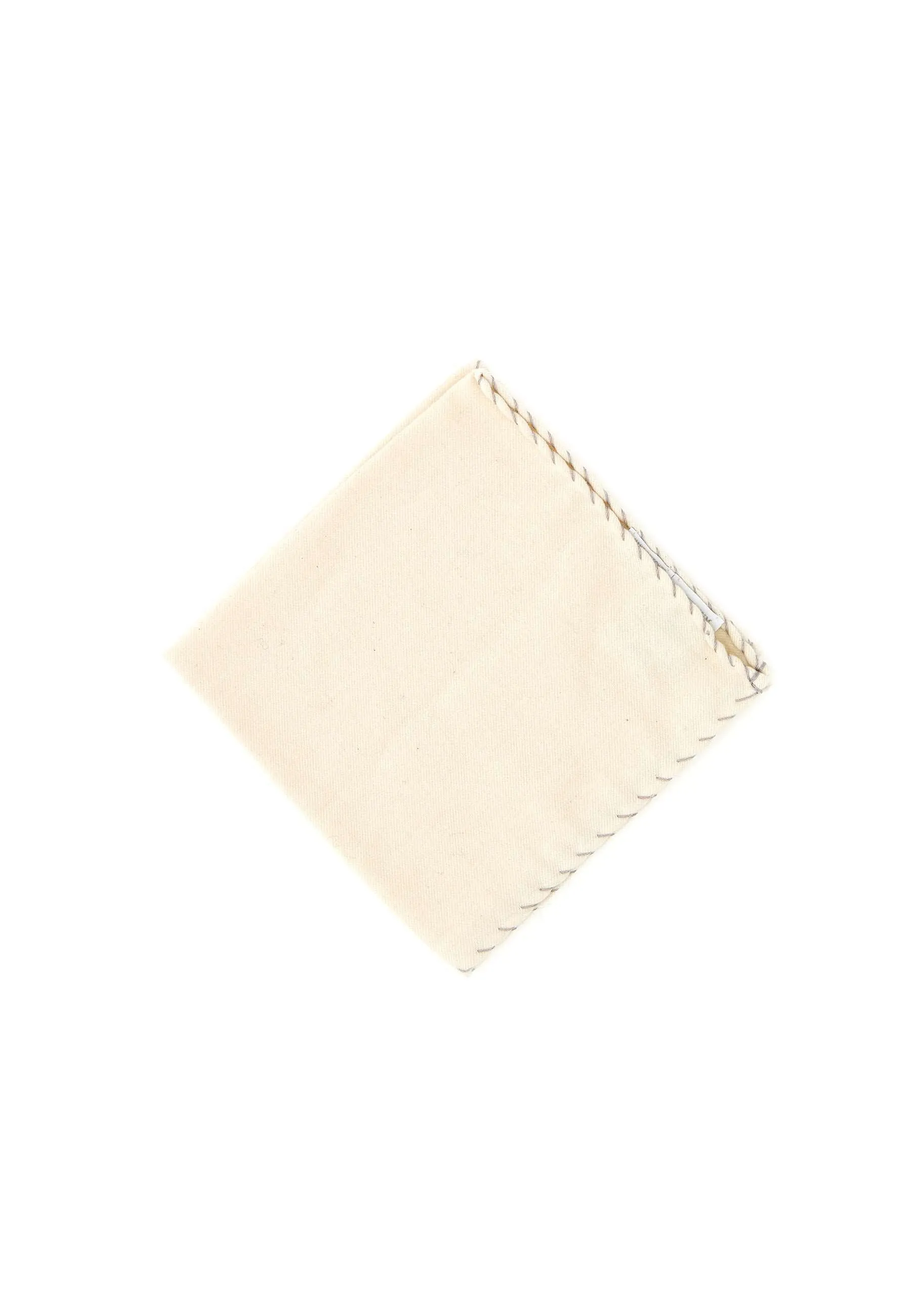 Ecru Wool Cotton Pochette