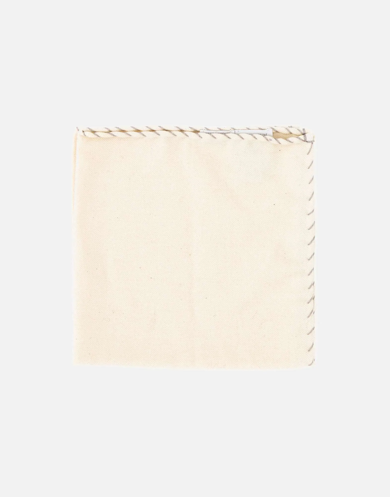 Ecru Wool Cotton Pochette