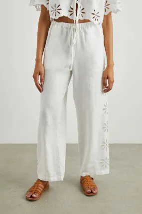 Emmie Pants - White Eyelet