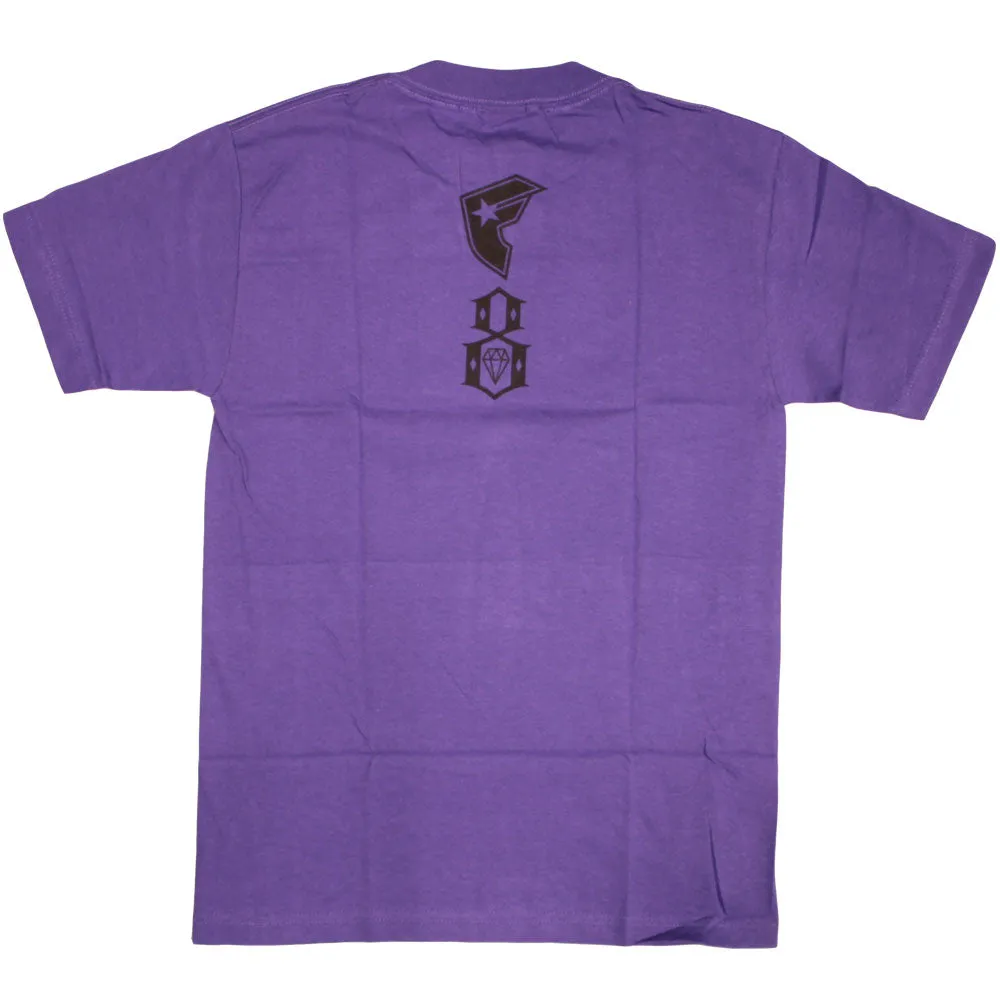 Famous Stars and Straps Rebel8 BOH T-shirt Purple