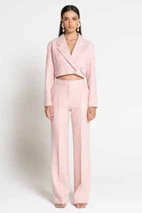 FARRAH STRAIGHT LEG PANTS - Pink