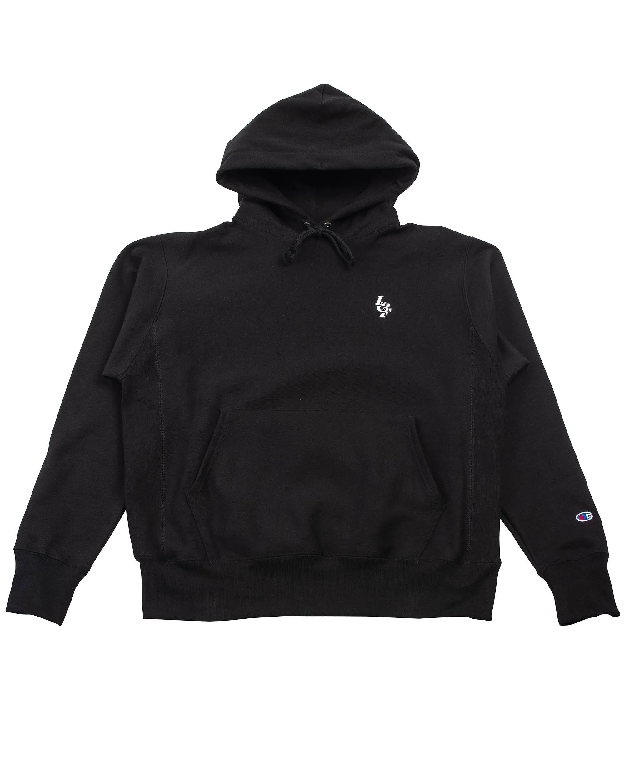 Lost & Found Reverse Weave Hoodie Black