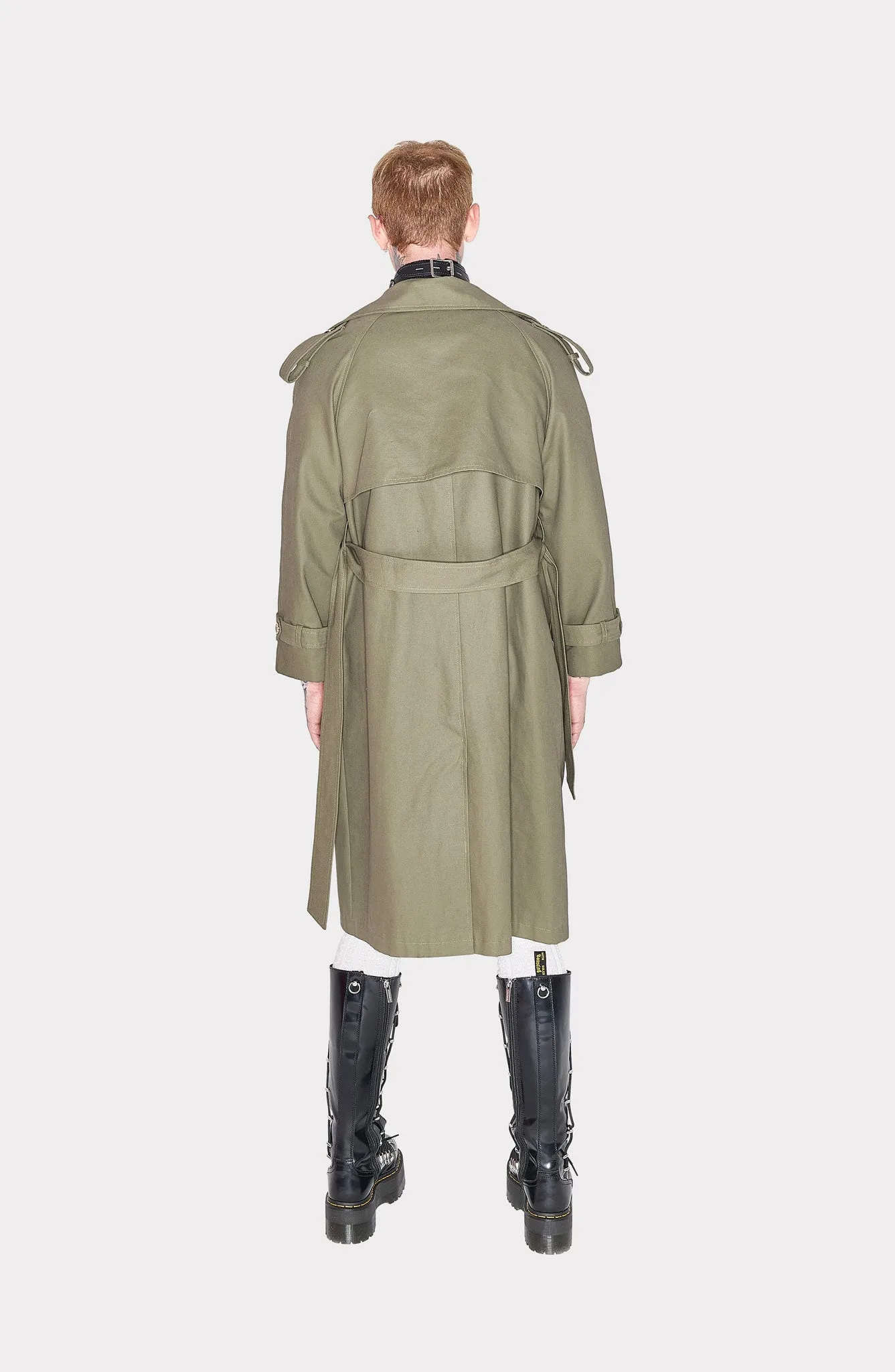 LOVE TRENCH MILITARY GREEN