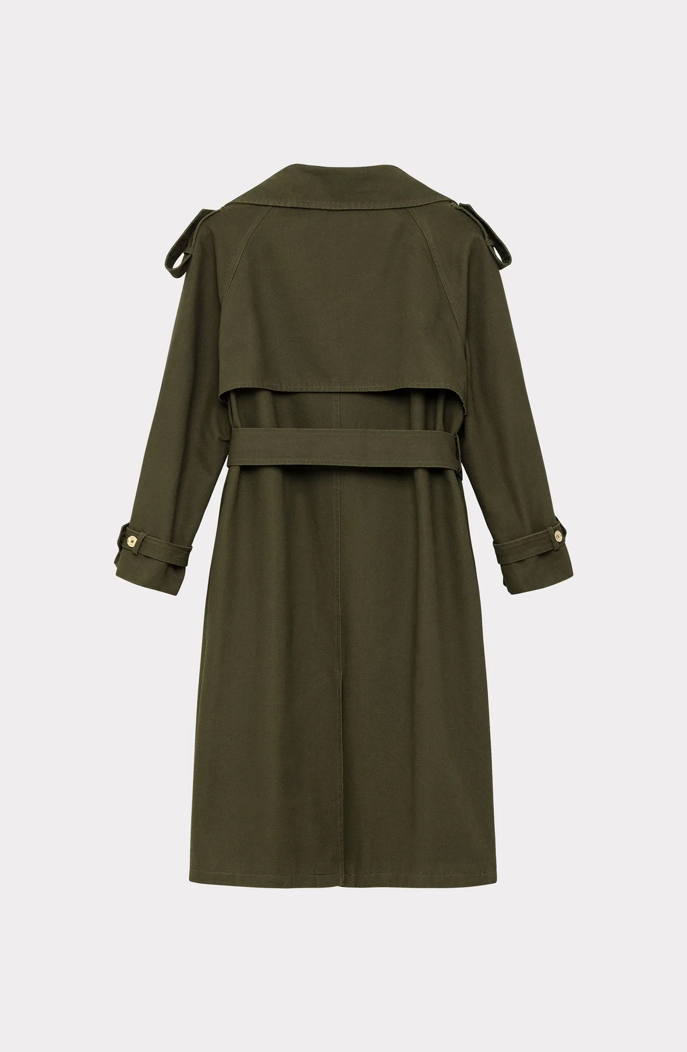 LOVE TRENCH MILITARY GREEN