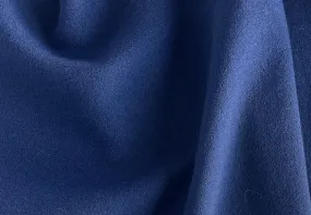 Mid-Weight Beautiful Sapphire Blue Wool Crepe (Made in Italy)