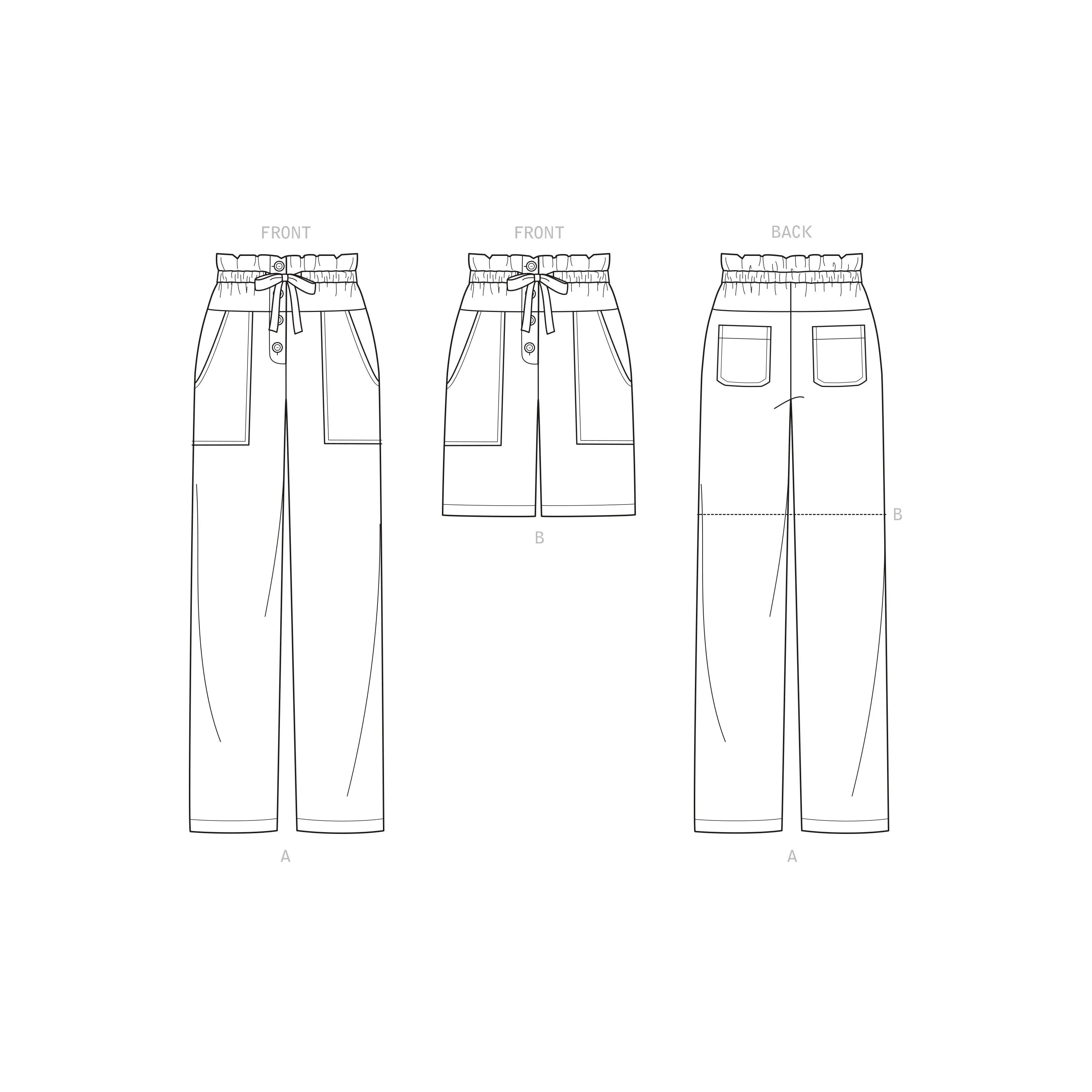 New Look Sewing Pattern 6674 Misses' Trousers and Shorts