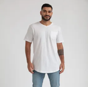 Organic Slub Pocket V-Neck Tee