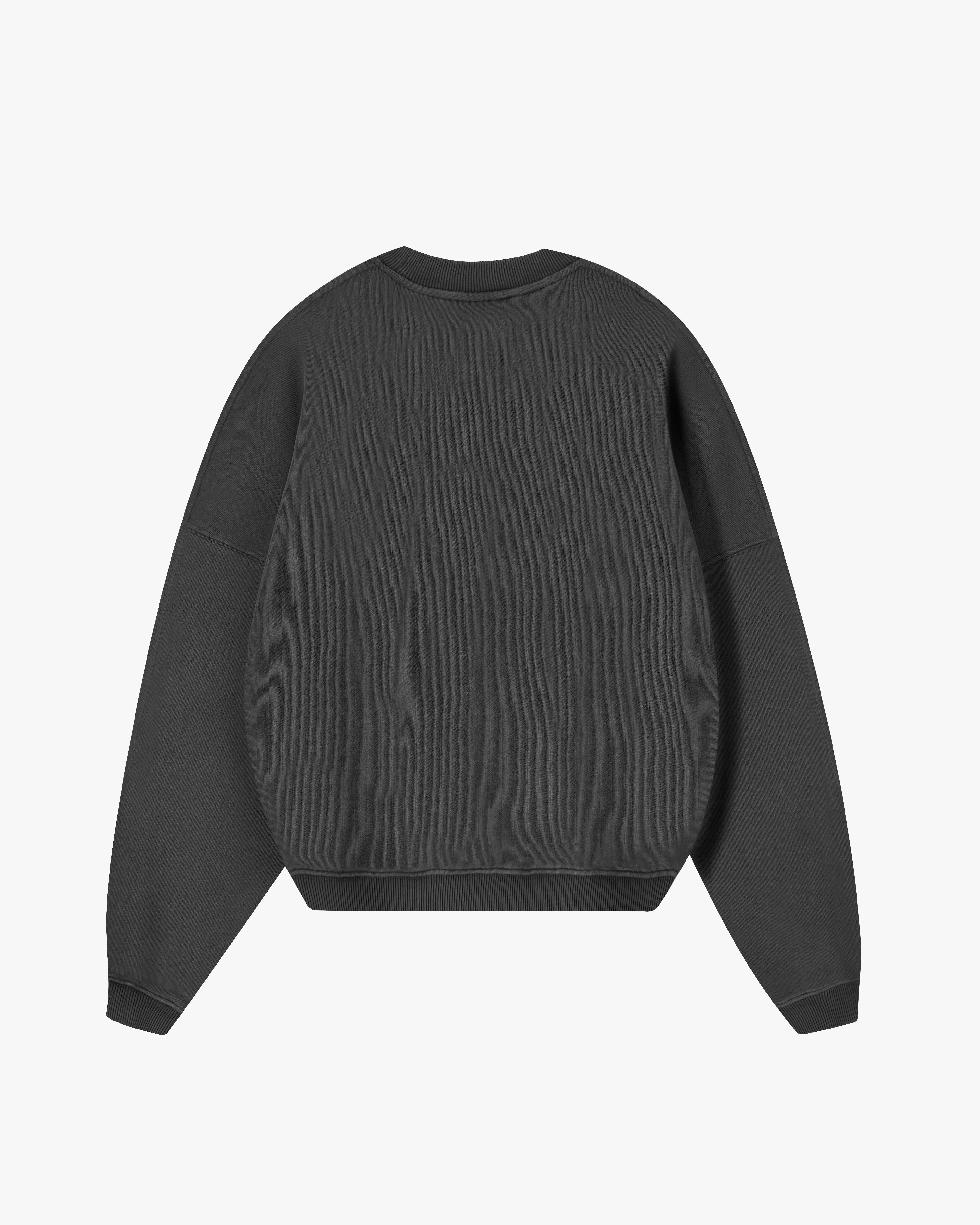 PERFECT BOXY CREWNECK ASH