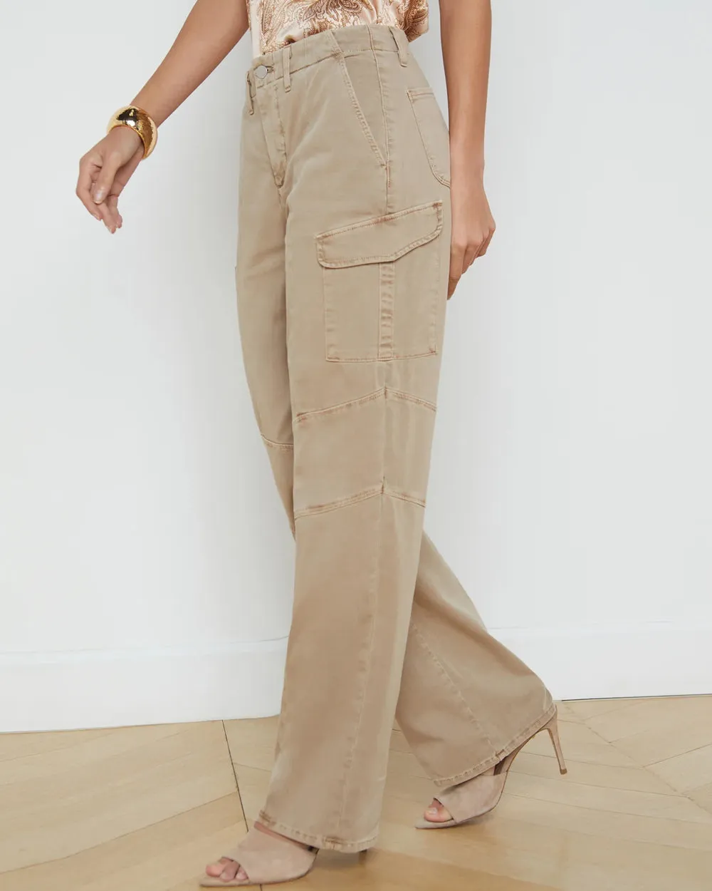 Rye High Rise Brooklyn Wide Leg Cargo Pant