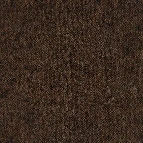 Shetland Tan Brown Plain Weave Tweed