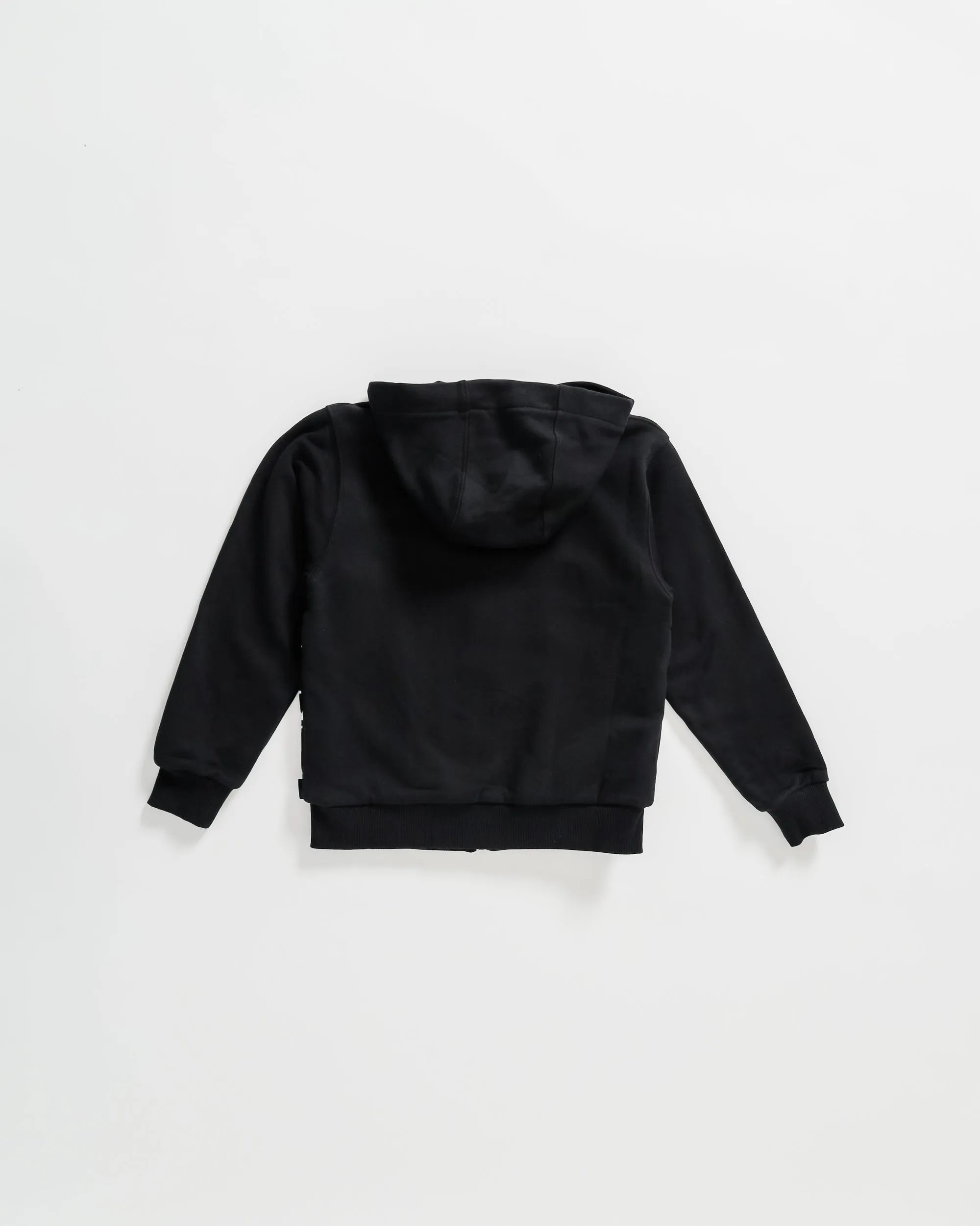 Spray Basic Fullzip Hoodie Blk