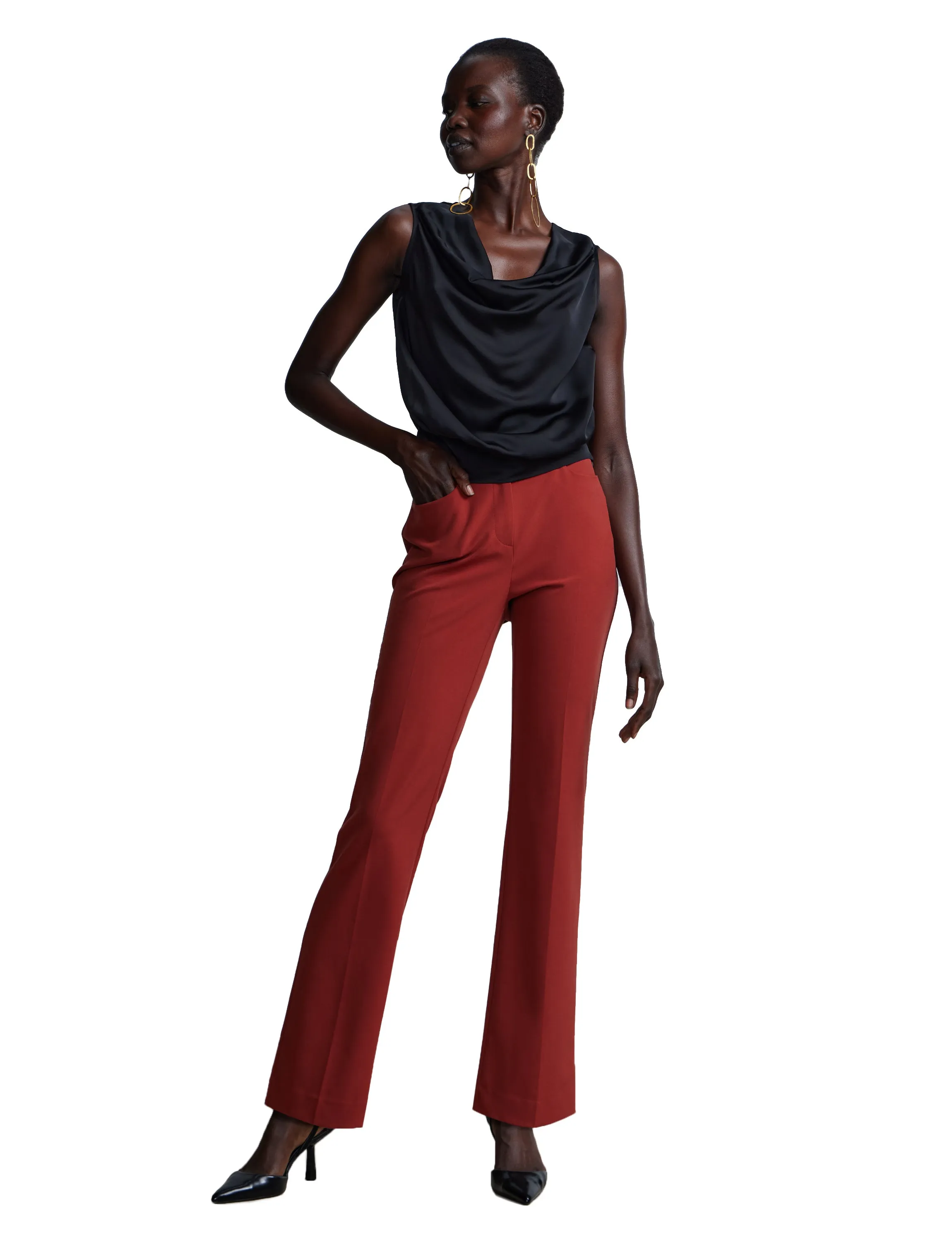 Tall Tailored Straight Leg Pants