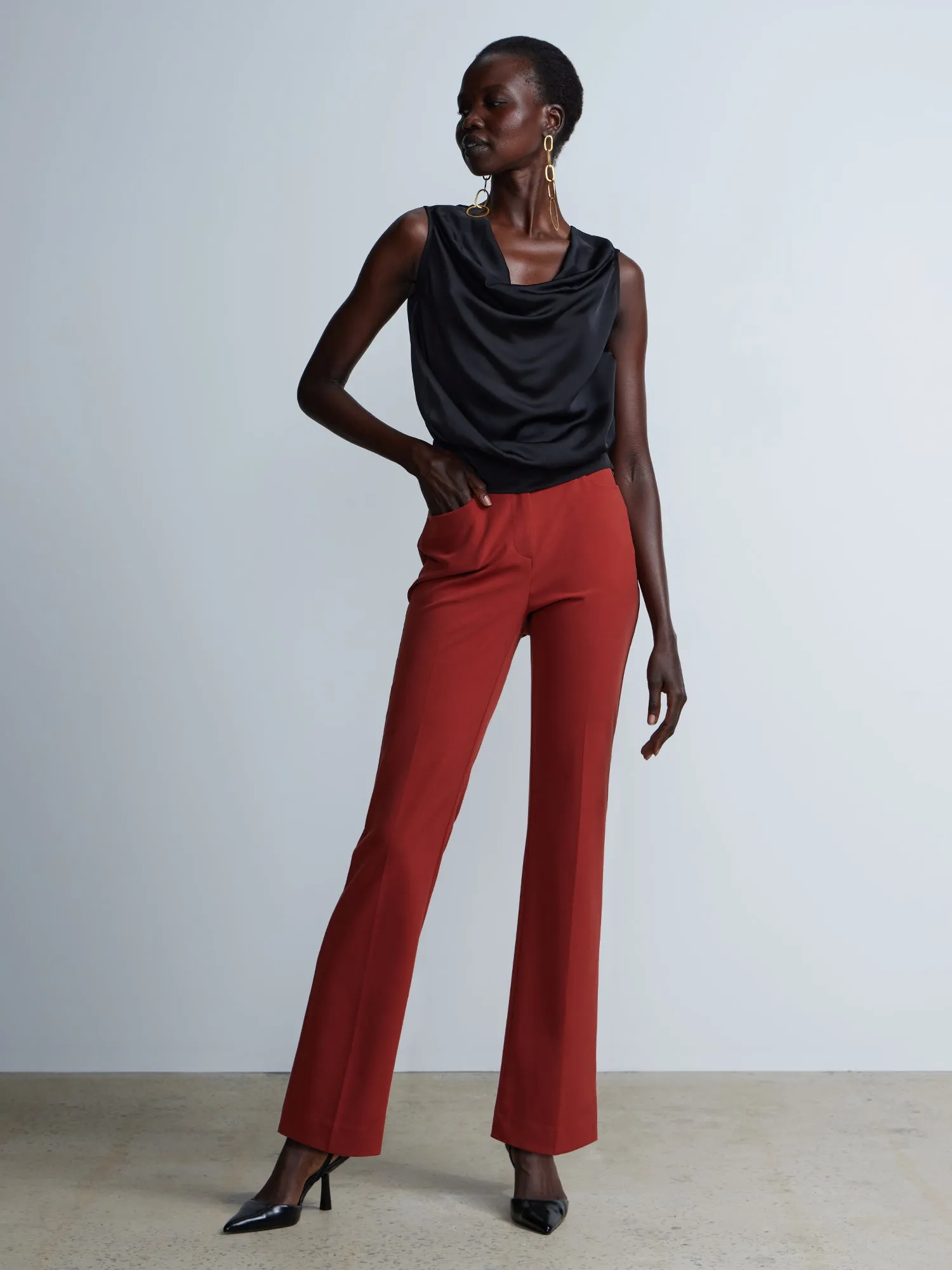 Tall Tailored Straight Leg Pants