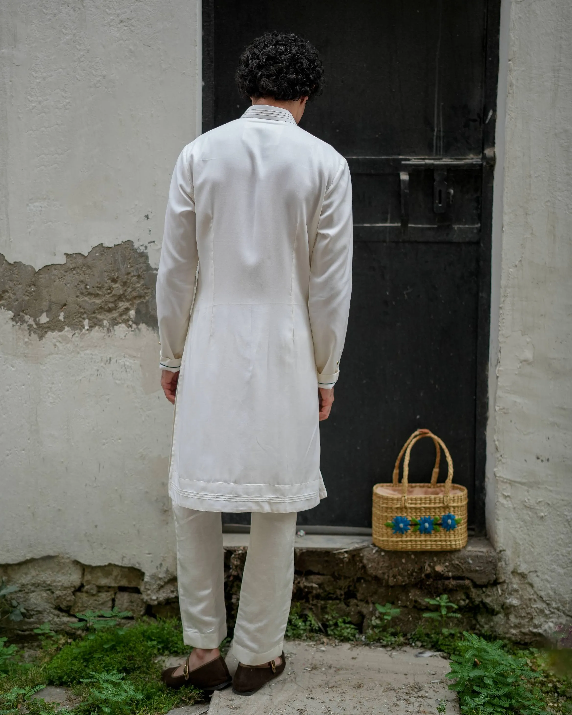 White Bloom Kurta