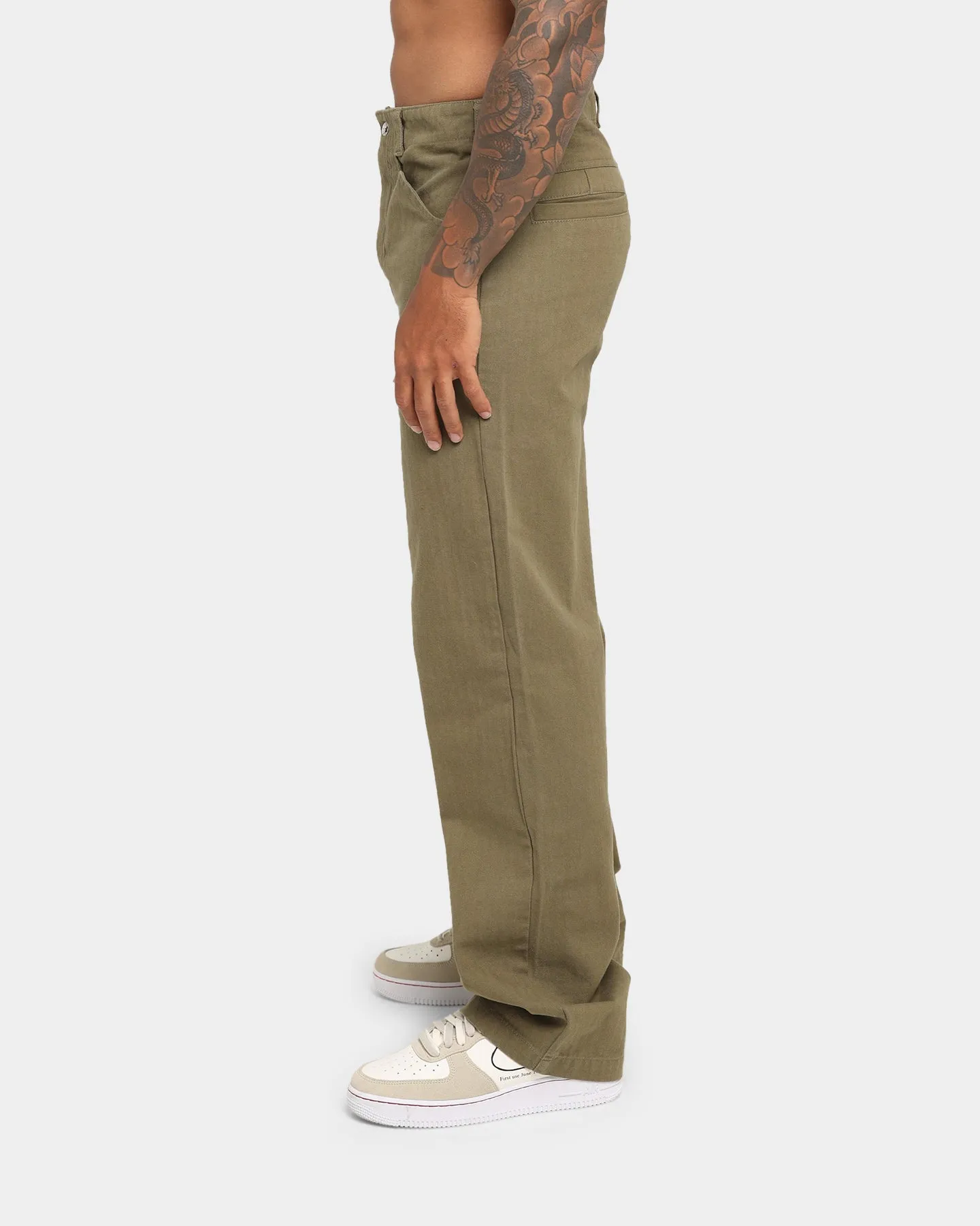 XLARGE Herringbone Twill 91 Pants Military Green