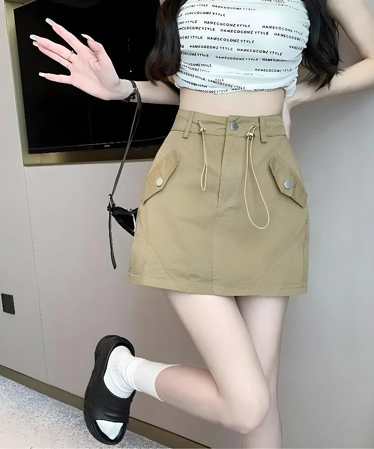 Y2K Cargo Mini Skort